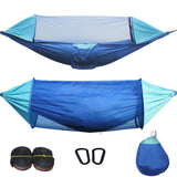 Camping Hammock with Mosquito Net Tree Straps Shade Cloth