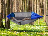 Camping Hammock with Mosquito Net Tree Straps Shade Cloth