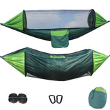 Camping Hammock with Mosquito Net Tree Straps Shade Cloth